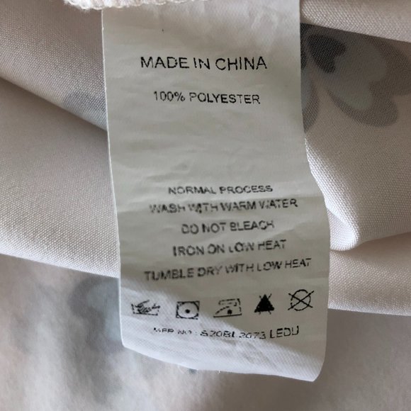 Floral Big Collar Button Up Blouse - Picture 8 of 8